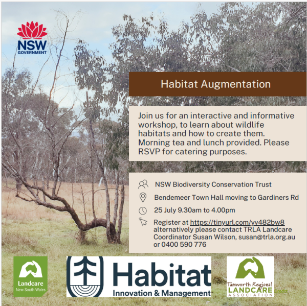 Habitat augmentation workshop