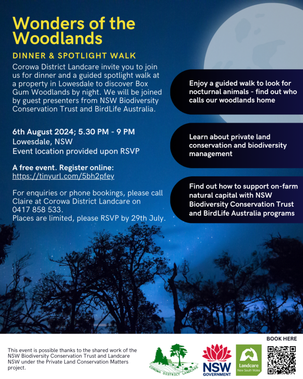 6/68/24 Woodland spotlighting and dinner