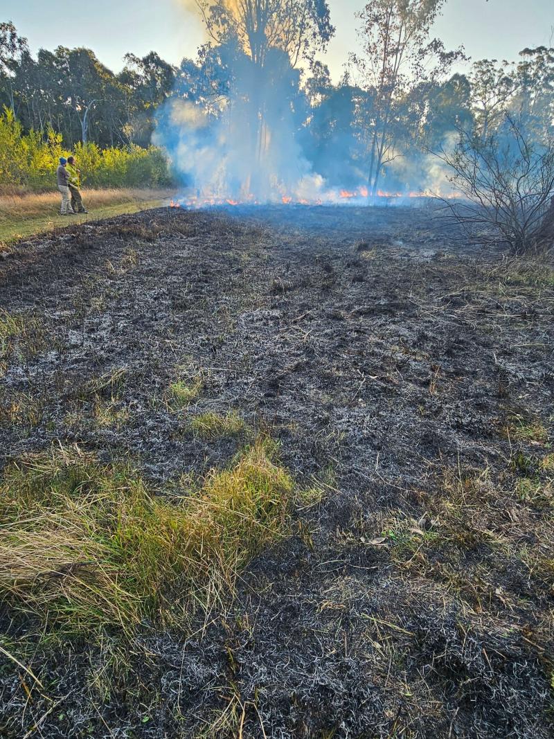 open canopy burn complete