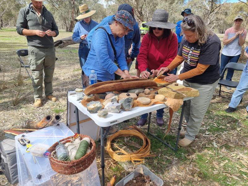 Hume Landcare Network Aboriginal tools and techniques 8/9/24