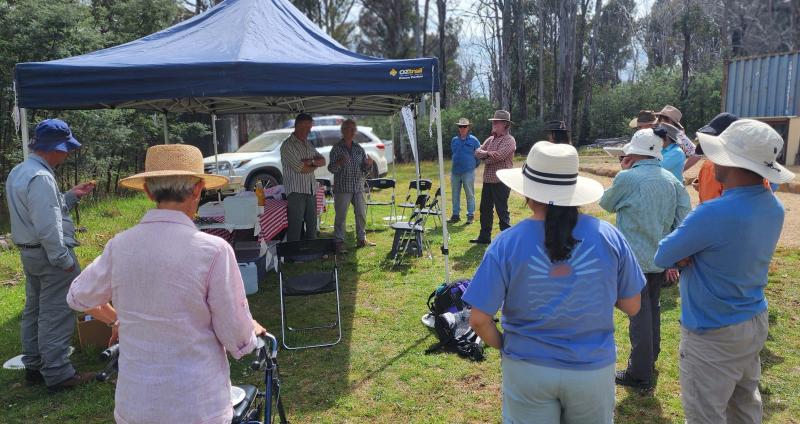 Field day attendees